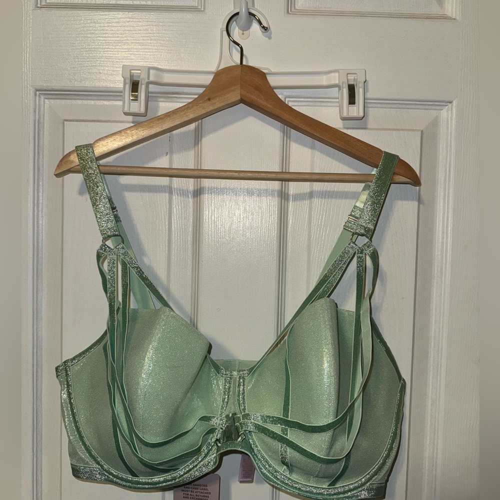 SAVAGE X GREEN BRA